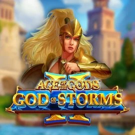 Age Of The Gods: God Of Storms 2 logo by Playtech Supraplay Casino