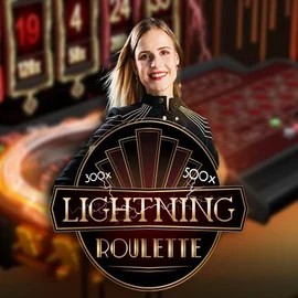 Live Casino logo of Lightning Roulette from Evolution at Supraplay Casino